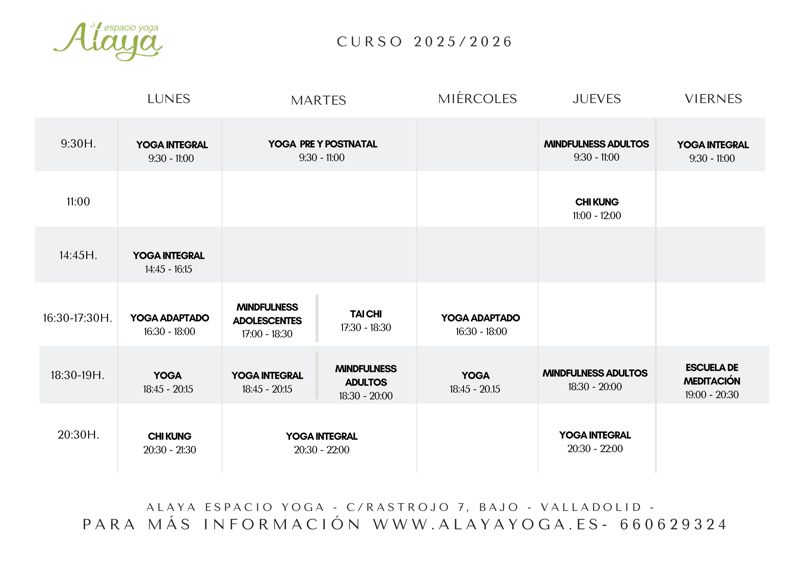 Horario CrisDelgado 2025-2026